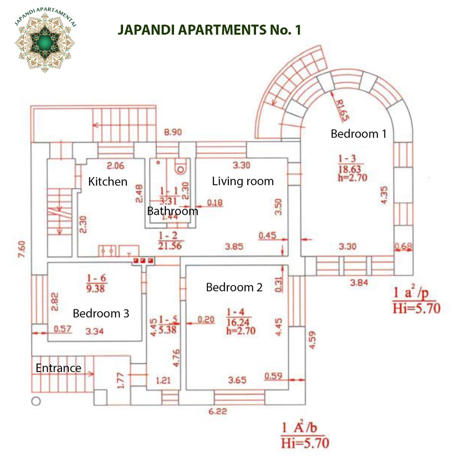 Japandi Apartamentai Kaunas Exteriér fotografie